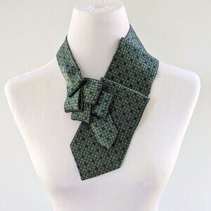 Ogsplosh Unisex Ascot Scarf Vintage Size Short Green Blue